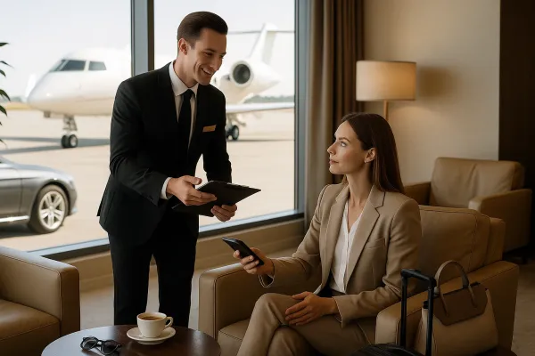 Personalized Concierge Services within the Lounge